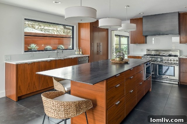 Kitchen Island with Thermador Appliances