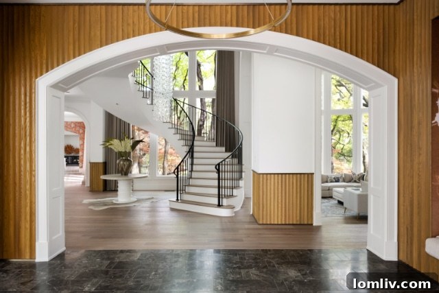 Spacious interior of a show house transitioning to a family home