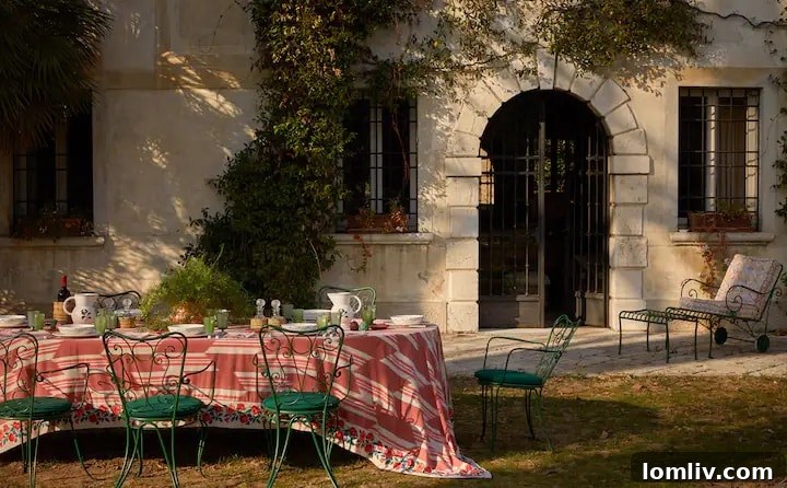 Vibrant and inviting imagery from Zara Home x Cabana, shot at a 17th-century Italian villa.