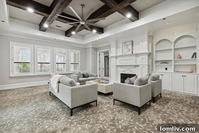 Luxurious Primary Bathroom with Dallas Cowboys Marble