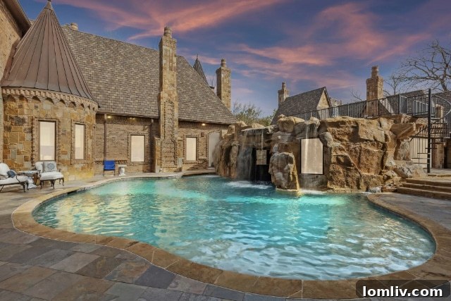 Southlake castle outdoor area