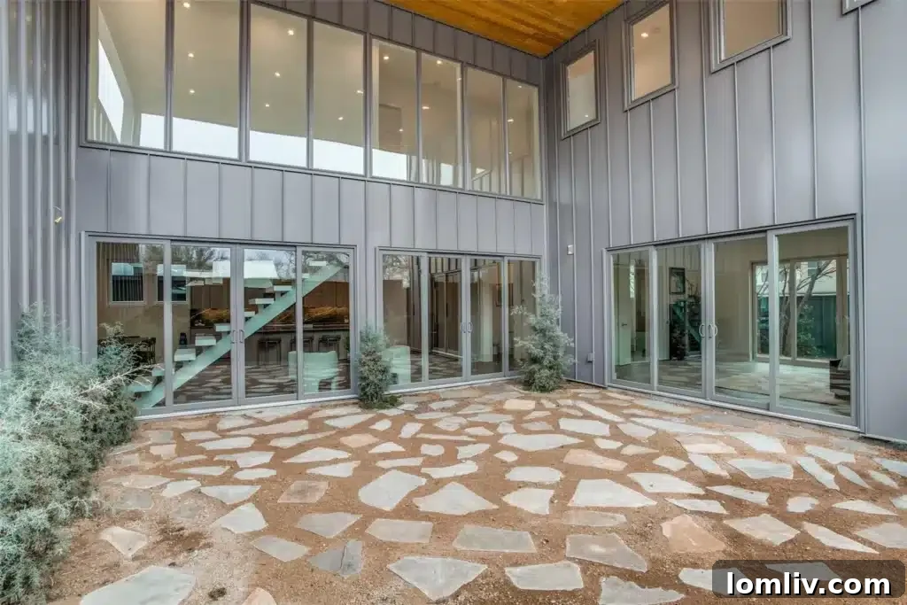 Private Patio for Outdoor Living and Entertainment