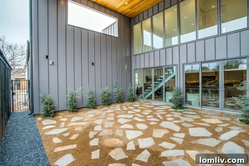 Contemporary Living Room with Natural Light