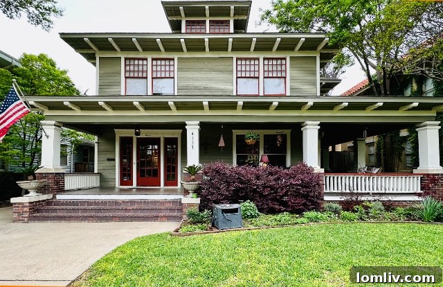 Uncork History And Style: The 2023 Munger Place Wine Walk And Homes Tour 4 A handsome 1913 Craftsman-style home at 4837 Tremont