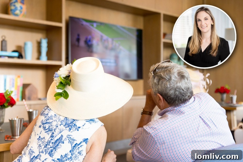 HALL Arts Lifestyle Director Reigns Supreme with Derby Day Revelry 2 Rebecca Roberts, Lifestyle Director at HALL Arts Residences, standing elegantly in a luxurious setting, embodying sophisticated Dallas high-rise living.