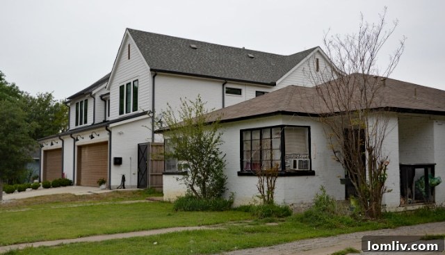 Historic homes in Elm Thicket/Northpark experiencing destruction due to rapid development.