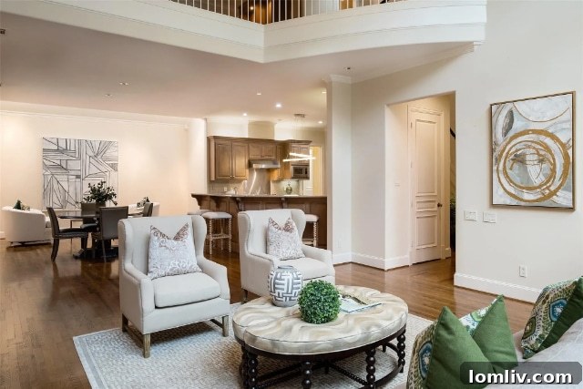 Luxury Dining Room with Modern Furnishings