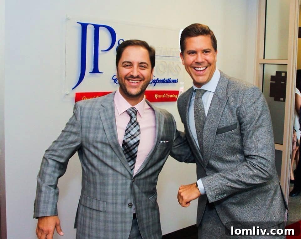 Giuseppe 'JP' Piccinini with real estate personality Frederick Eklund, reflecting his continued influence in the industry.