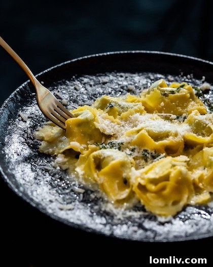 Chef's housemade herb ravioli special at La Stella Cucina Verace, showcasing authentic Italian pasta.