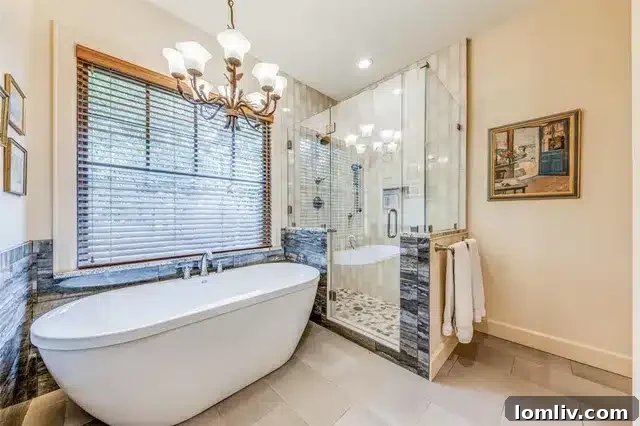 Spa-like Soaking Tub in Primary Bathroom