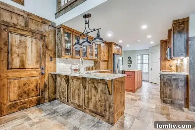 Modern Kitchen with Eat-in Bar