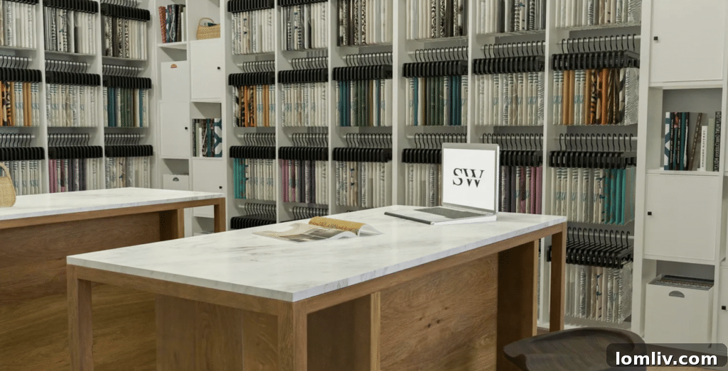 A shared resource room is among the many amenities.