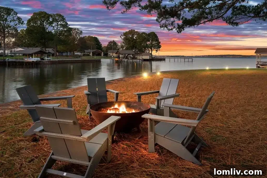 Stunning Sunset Over Cedar Creek Lake