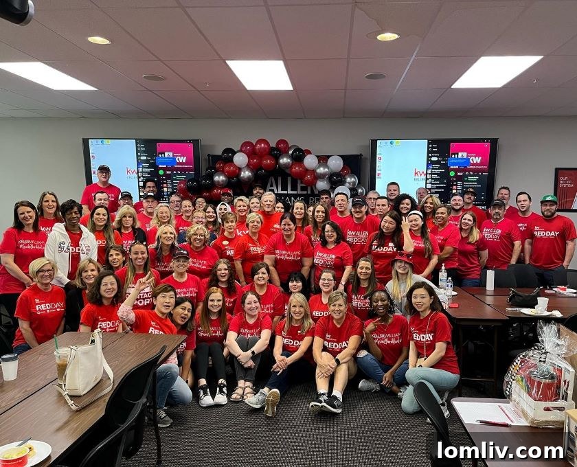 Over 100 agents from KW Allen volunteered at Allen community organizations for Red Day