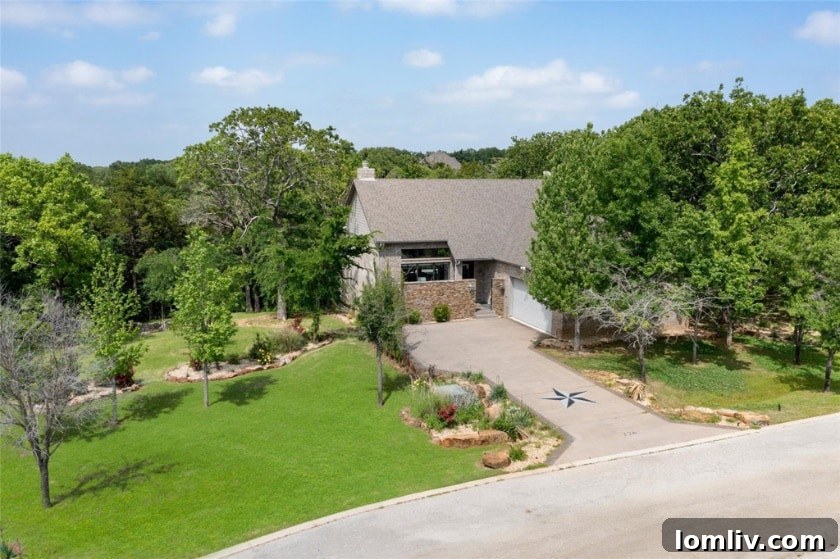 Panoramic view of Lake Texoma, showcasing its vast waters and scenic surroundings