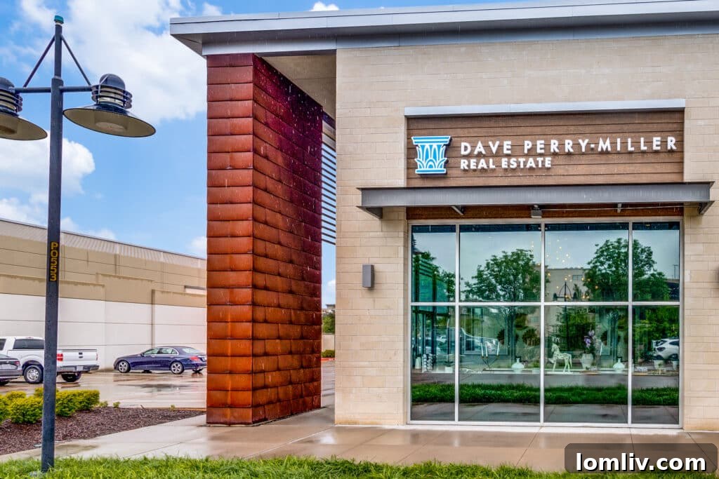 Interior view of the new Dave Perry-Miller Real Estate office in Lake Highlands
