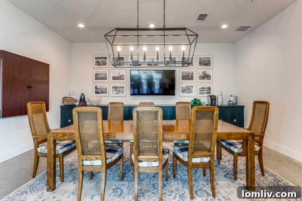 Collaborative workspace area in the new Dave Perry-Miller Real Estate office