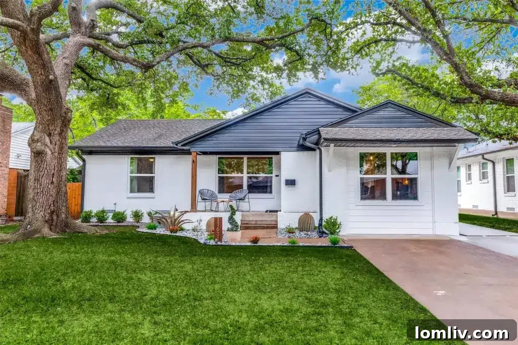 Elegant front entrance of the Lochwood bungalow
