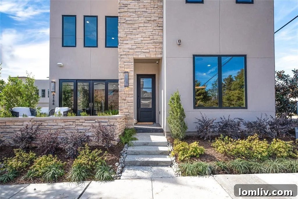 Gourmet kitchen with stainless steel appliances and island