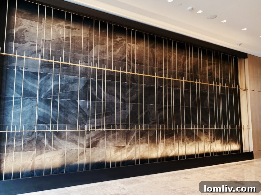 Installation by artist Chris Judy at JW Marriott Dallas Arts District Hotel