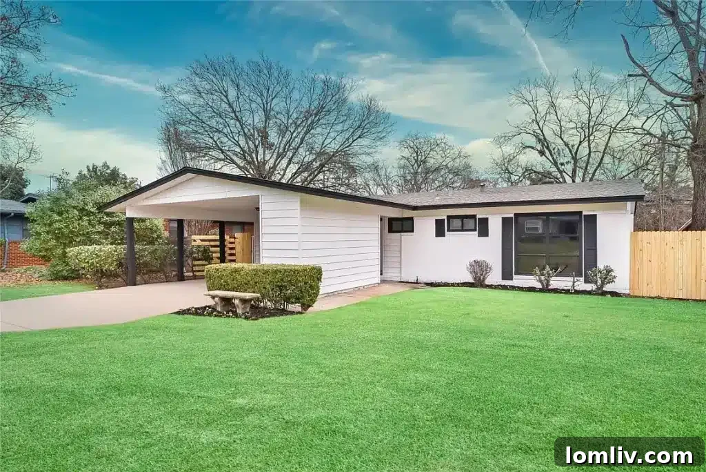 Vibrant East Dallas street scene with lush trees and classic homes, hinting at the lively atmosphere for active families and professionals.