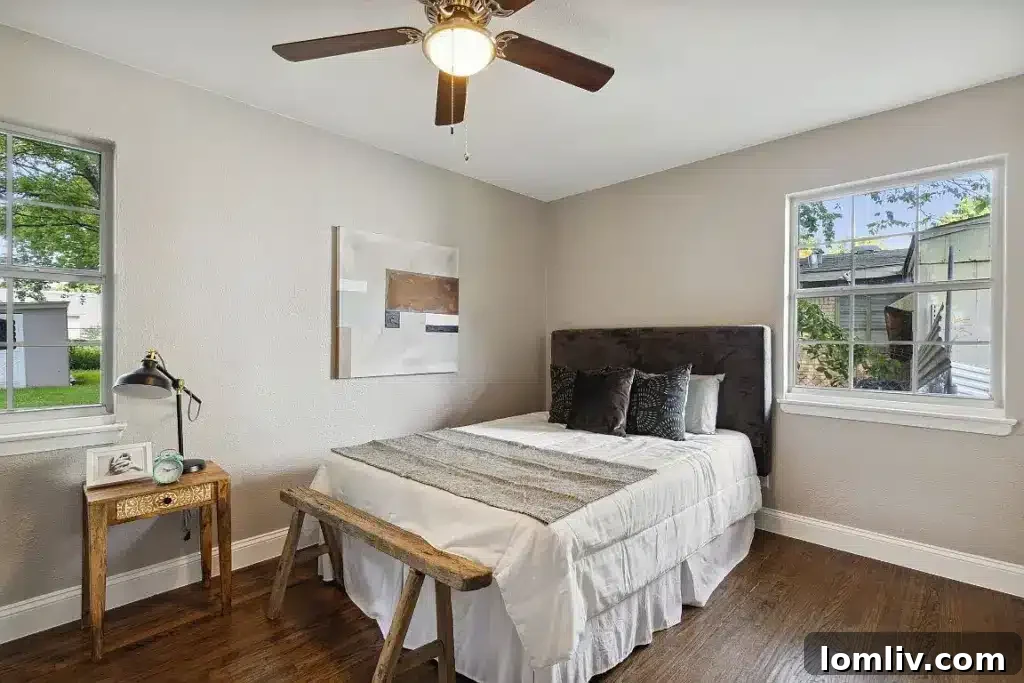 Cozy reading nook or office space within the home at 10307 Desdemona Drive.