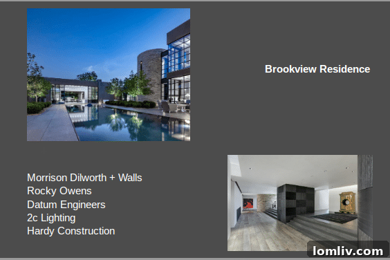 A stunning modern residential design, recognized by the Dallas Architecture Forum.