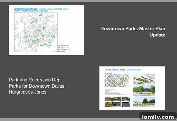 Klyde Warren Park, a visionary urban public space in Dallas.
