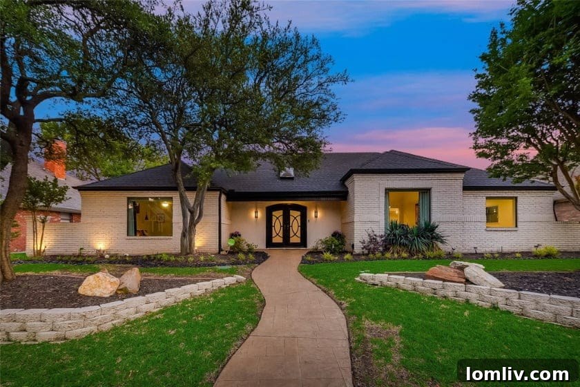 Expansive single-story home in Country Brook, North Dallas