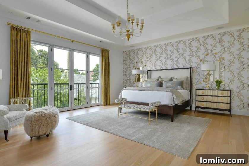 Traci Connell Redefines Luxury in This Modern Mediterranean 16 Contemporary art in a Modern Mediterranean hallway