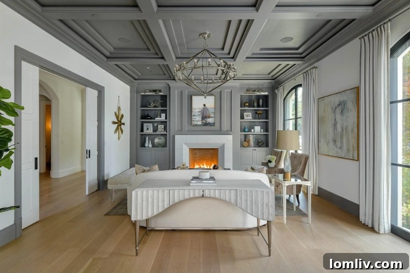 Traci Connell Redefines Luxury in This Modern Mediterranean 5 Modern Mediterranean foyer with intricate details