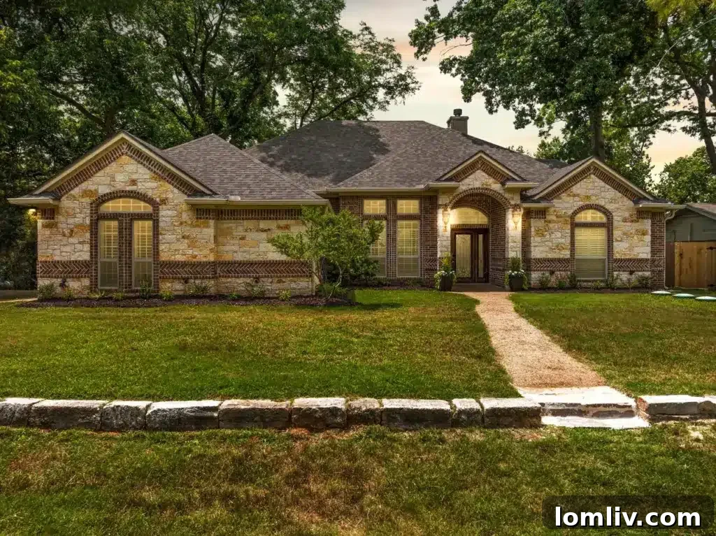 Elegant exterior of 989 Greenwood Lane, a luxury Waco home