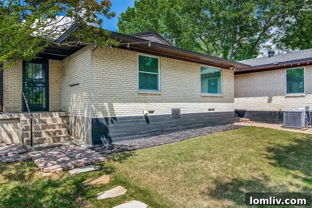 Charming 1950s architectural style of 7418 Vallejo Drive