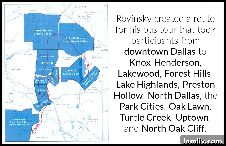 Scenic view during a Dallas bus tour