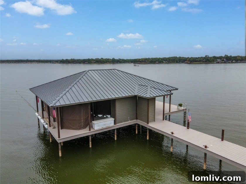 Boat Dock at Cedar Creek Lake