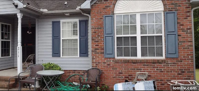 Exterior view of a three-bedroom, two-bath house for sale by owner in Midway Park, NC