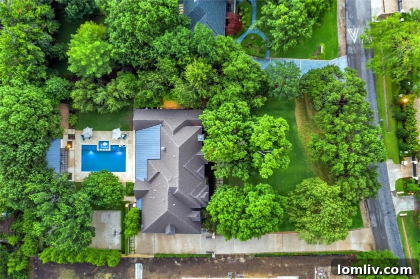 Preston Hollow's Transitional Pool Masterpiece 17 Beautifully manicured .87-acre lot with mature trees and professional landscaping