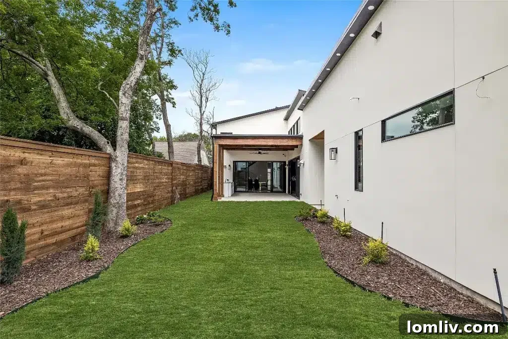 Second-story landing and gathering space