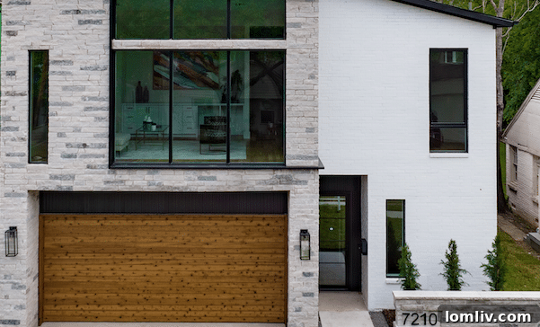 Exterior view of 7210 Robin Road, a modern luxury home