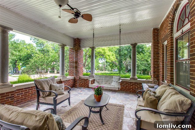Historic home with a welcoming front porch in Fairmount