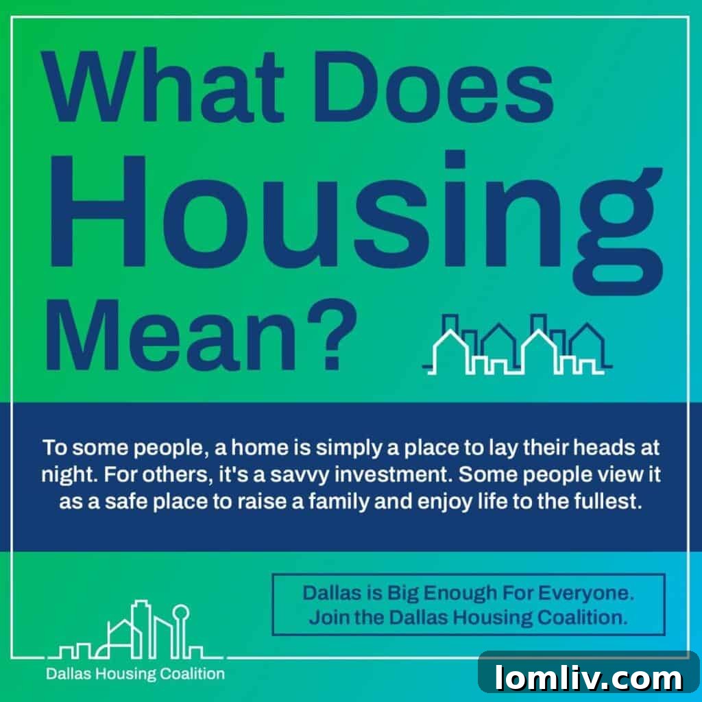 Dallas skyline with focus on housing diversity