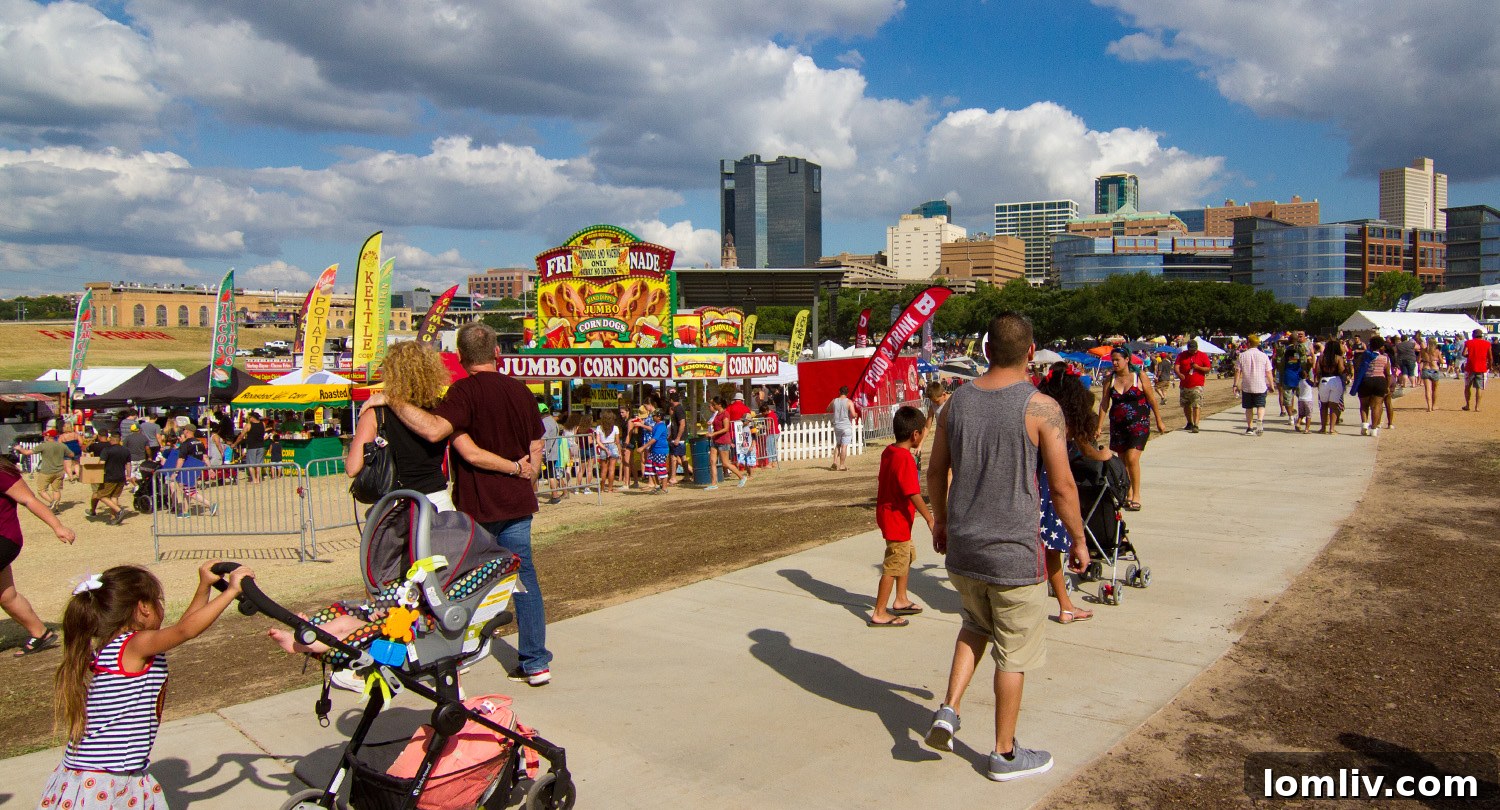Spectacular fireworks display over the Trinity River at night, illuminating the Fort Worth skyline with vibrant colors.