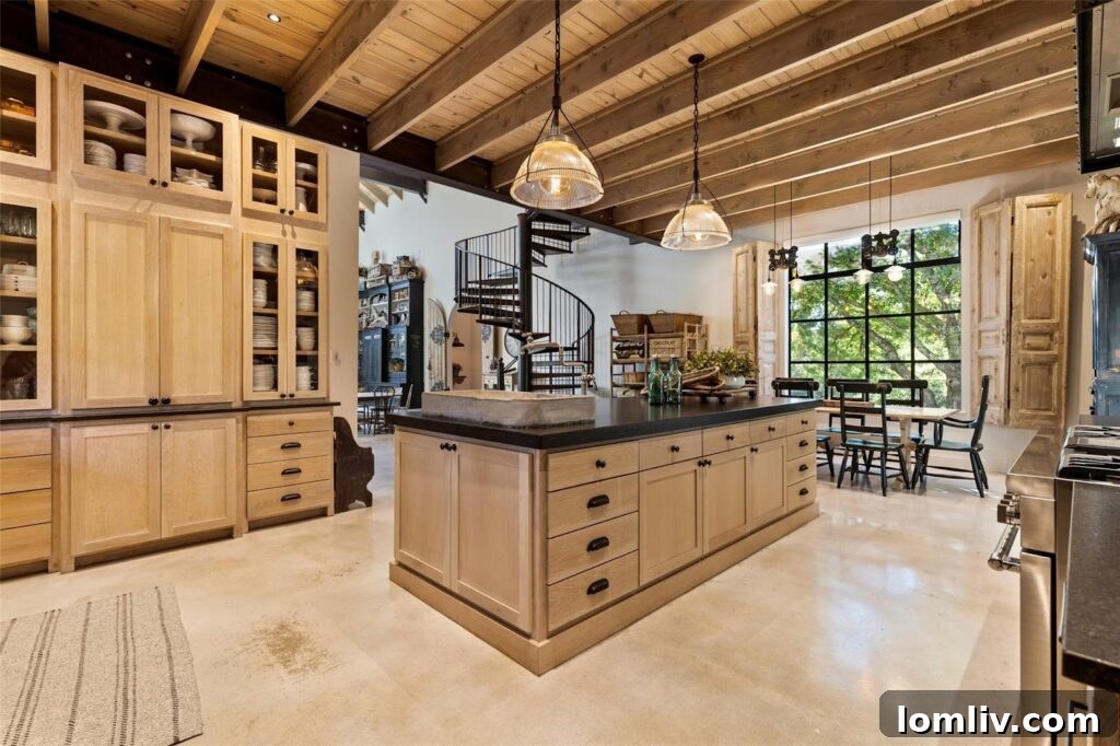 Neutral Contemporary Kitchen with Black Countertops, 1500 Lakeview Boulevard, Denton