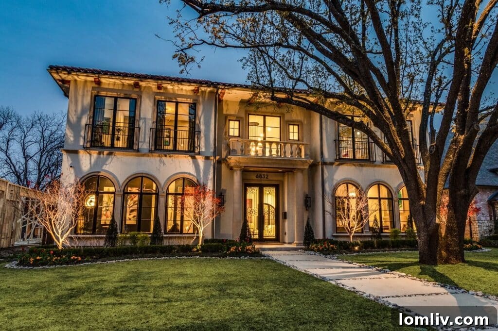 Boldly Sophisticated Home in Dallas, 6832 Chevy Chase Avenue