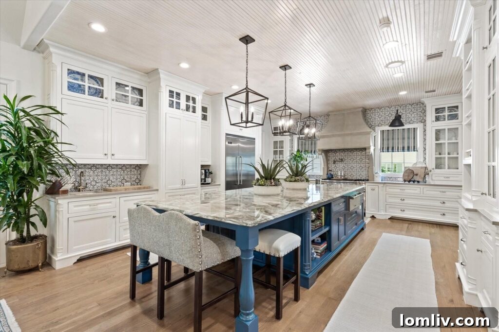Great room with historic beams