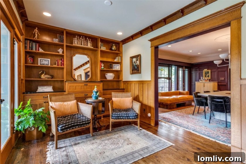 Modernized kitchen in the Oak Lawn Prairie home featuring high-end appliances