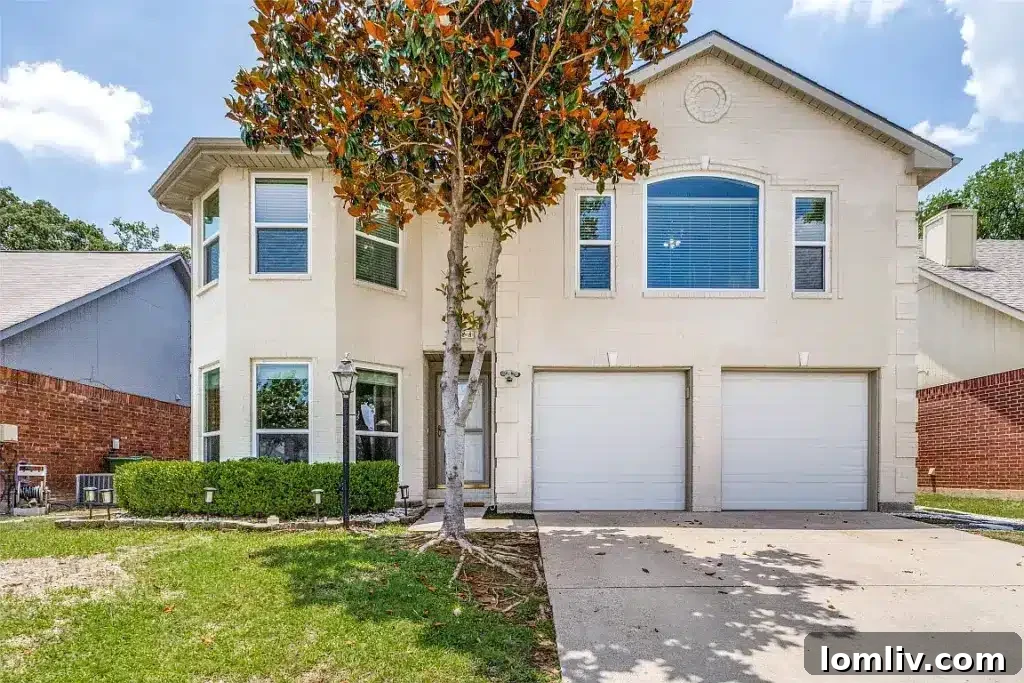 Spacious family home exterior at 1428 Ridgecreek Drive, Lewisville