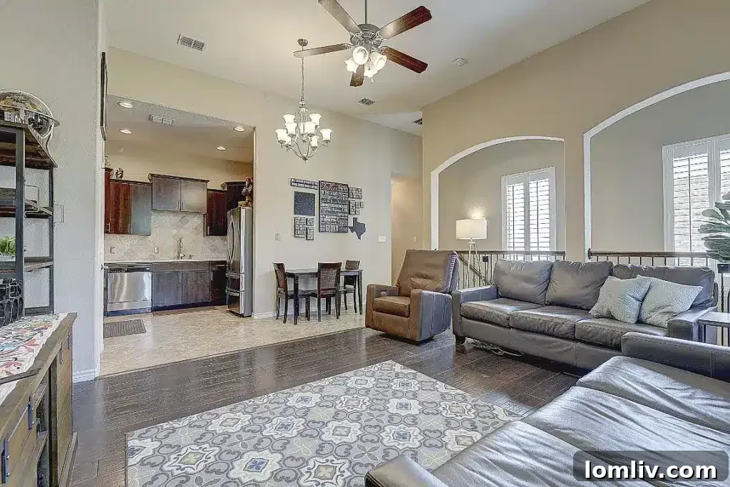 Modern kitchen with contemporary finishes at 967 Shelby Lane