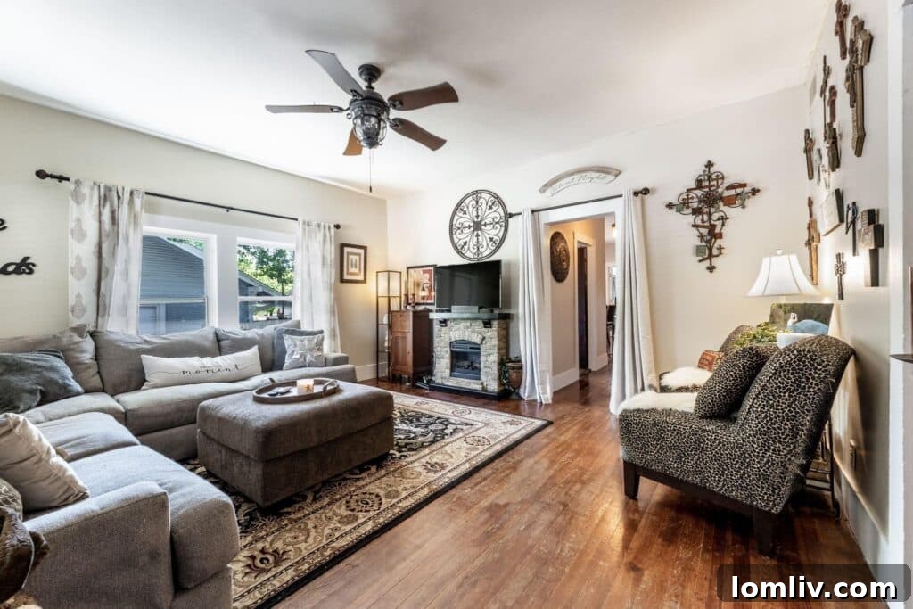 Weatherford Craftsman Your Personal Touch Awaits 3 A picturesque residential street in Weatherford, Texas, featuring well-maintained homes and lush greenery, hinting at the town's welcoming atmosphere.