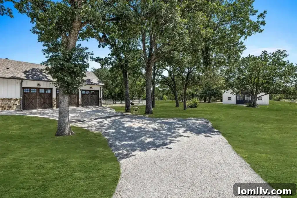 Melody Oaks Acres aerial view showcasing privacy and natural beauty